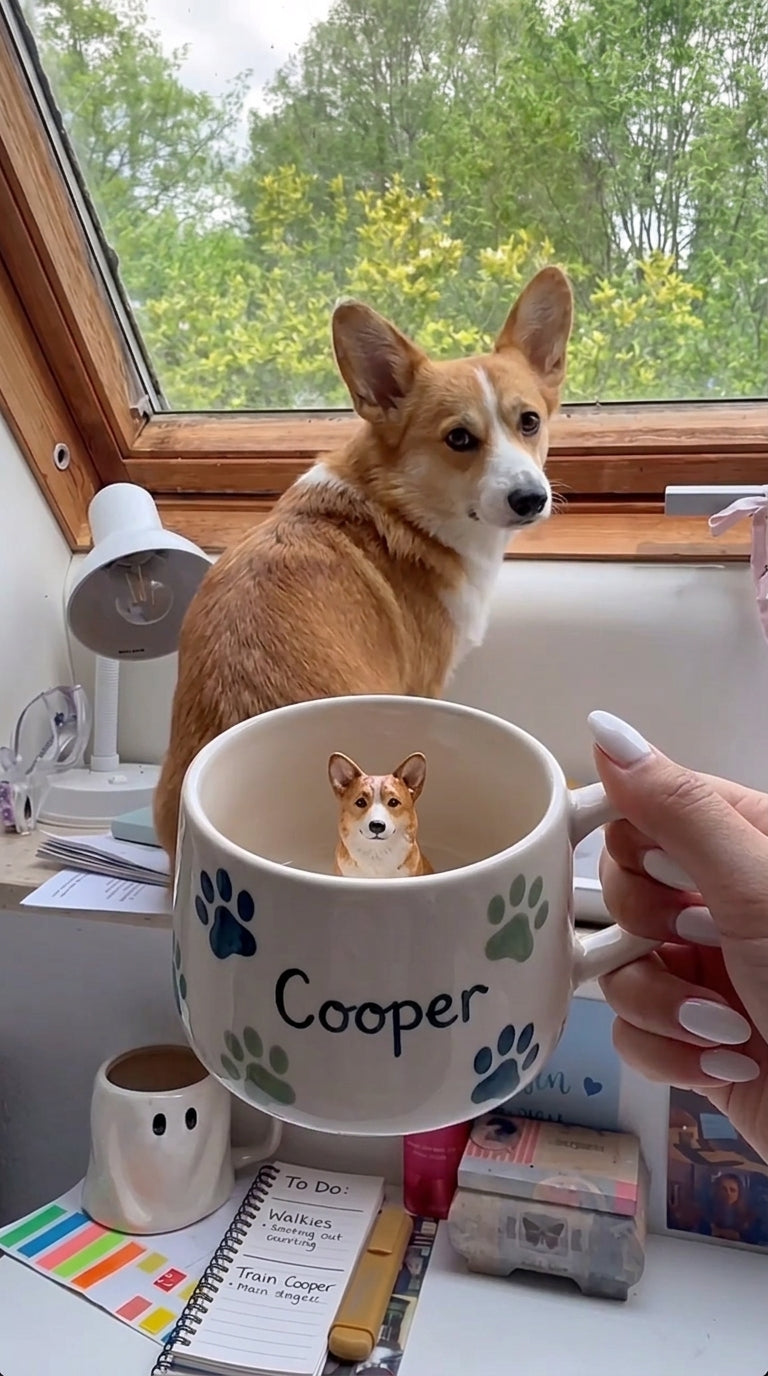 Alfreds Mug - Custom Pet Portrait Mug